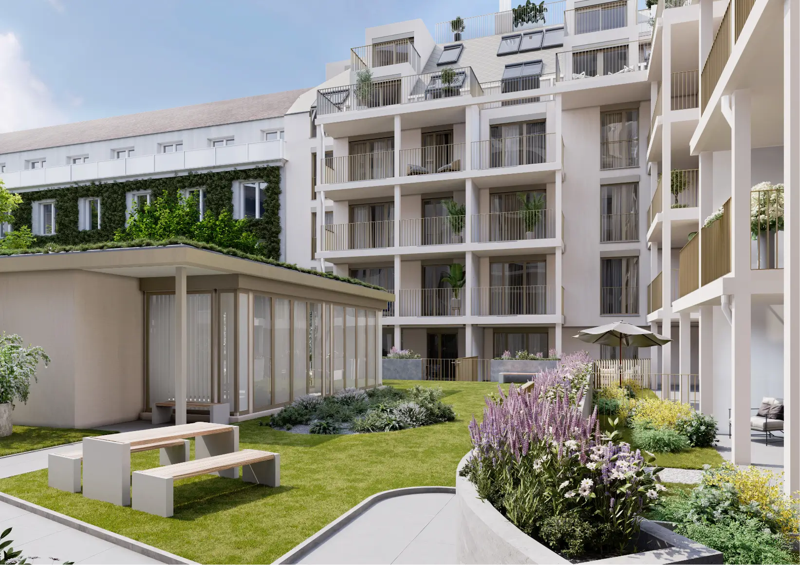 Visualisierung des Innehofes